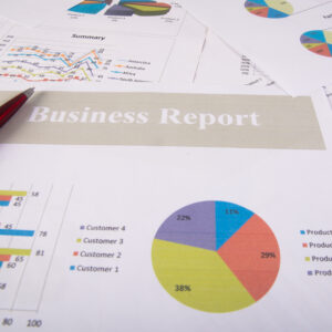 Business report. Graphs and charts. Business reports and pile of documents. Business concept.